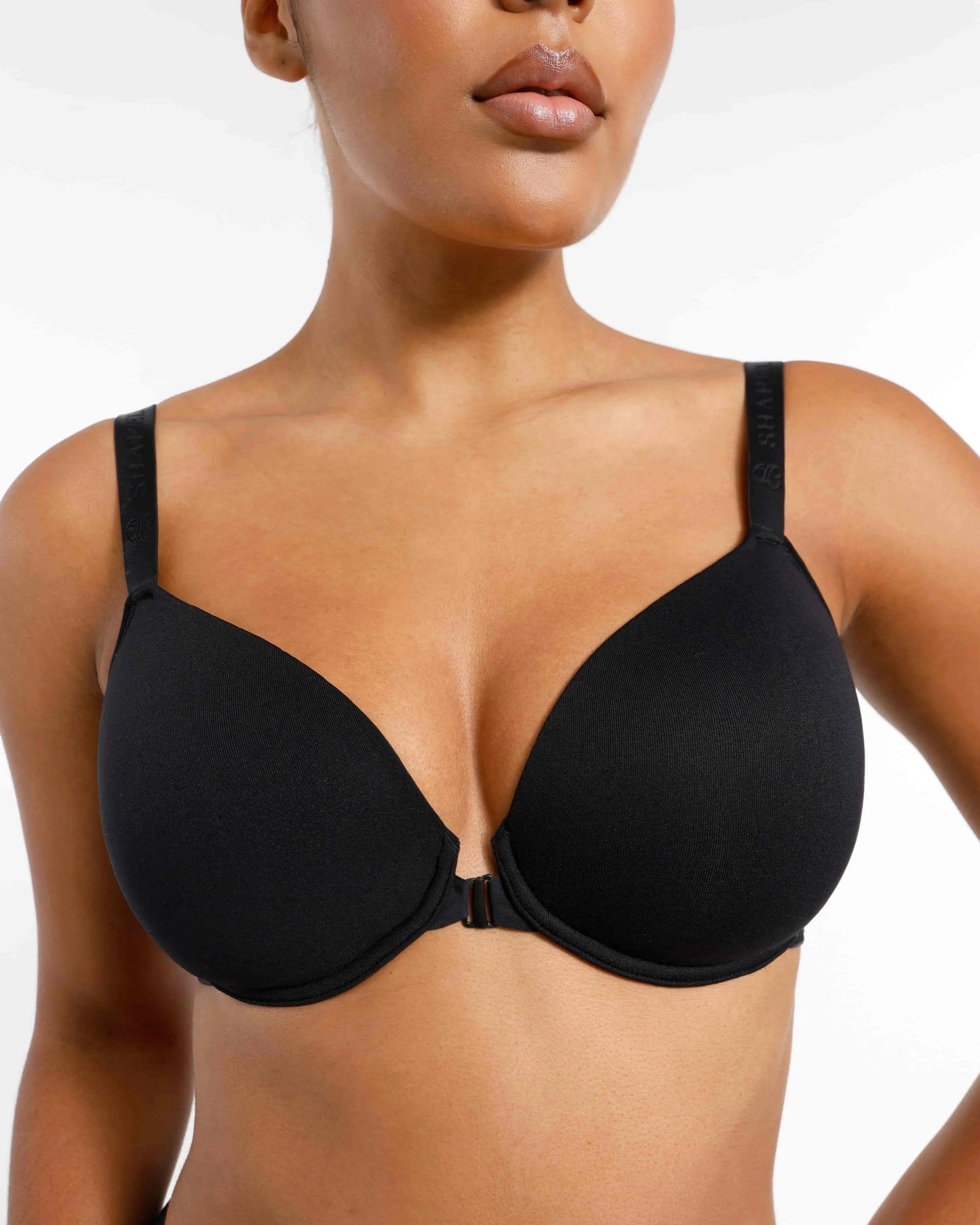 Bare Essentials™ Skin Flow™ Front Close Underwired T-Shirt Bra