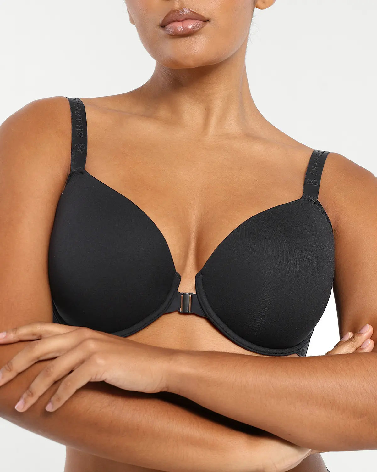 Bare Essentials™ Skin Flow™ Front Close Underwired T-Shirt Bra