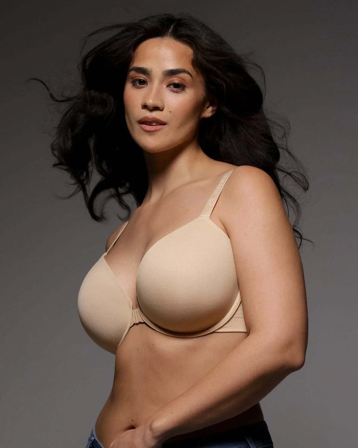Bare Essentials™ Skin Flow™ Front Close Underwired T-Shirt Bra